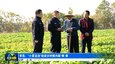 孝昌：“小夏说法”绘就乡村振兴新“枫”景