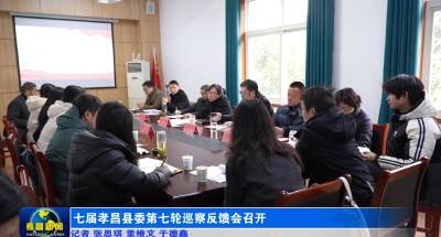 七届孝昌县委第七轮巡察反馈会召开