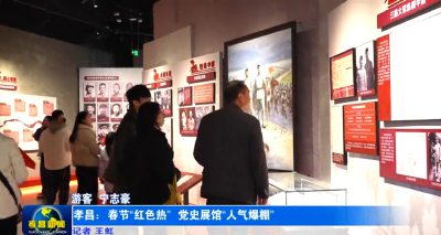 孝昌：春节“红色热” 党史展馆“人气爆棚”