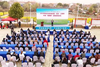 科技赋能润春耕——2025年湖北省农业科技“五五”工程暨科技“闹春耕”活动侧记