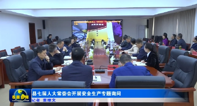 县七届人大常委会开展安全生产专题询问