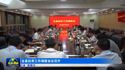 全县抗旱工作调度会议召开