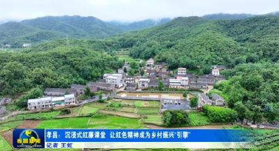 孝昌：沉浸式红廉课堂 让红色精神成为乡村振兴“引擎” 