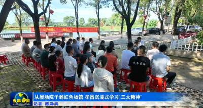 从屋场院子到红色场馆，孝昌沉浸式学习“三大精神” 