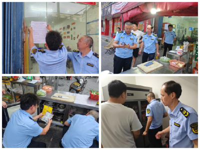 孝昌小河：严把食品安全关 守护夜市烟火气