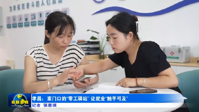 孝昌：家门口的零工驿站 让就业触手可及