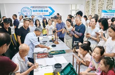 “画”说澴川 “扇”度盛夏 孝昌沉浸式宣扬“三大精神”