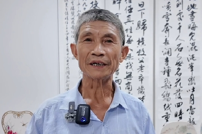 “画”说澴川 “扇”度盛夏 孝昌沉浸式宣扬“三大精神” 农民画家李台清说：今后要把孝昌美丽的变化