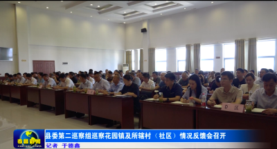 县委第二巡察组巡察花园镇及所辖村（社区）情况反馈会召开