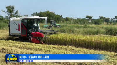 陡山乡：低茬收割 秸秆巧利用