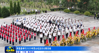 孝昌县举行2025年烈士纪念日公祭活动