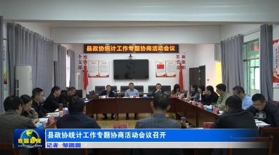 县政协统计工作专题协商活动会议召开