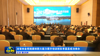 全省林业系统森林防火能力提升培训班在孝昌县成功举办