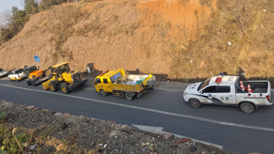 以“雪”为令 以“练”代战——孝昌县公路事业发展中心开展低温雨雪道路结冰应急演练