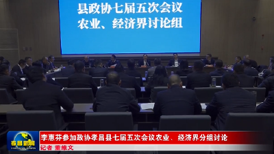 李惠芬参加政协农业、经济界分组讨论