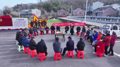 文明新风万家行  党的二十届四中全会精神宣讲走进孝昌县小悟乡