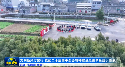 孝昌小悟：宣讲形式“接地气” 全会精神“入人心”