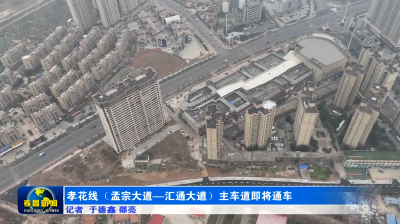 孝花线（孟宗大道—汇通大道）主车道即将通车