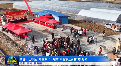 孝昌：土味足 年味浓 “一站式”年货节让乡村“热”起来 