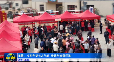 孝昌：乡村年货节人气旺  传统年味别样浓 