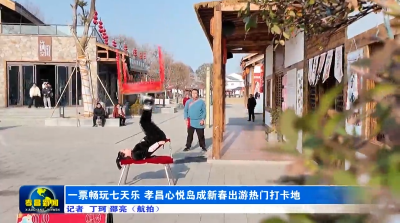 一票畅玩七天乐 孝昌心悦岛成新春出游热门打卡地