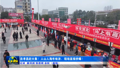 在孝昌赶大集！人山人海年味浓，现场直接挤爆！