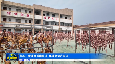 孝昌：腊味飘香满庭院 年味渐浓产业兴