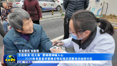 志愿服务“赶大集” 雷锋精神暖人心