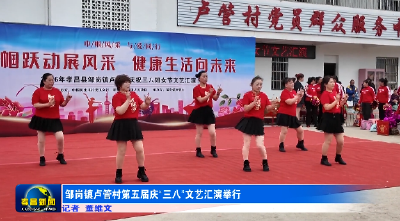 孝昌邹岗镇卢管村第五届庆“三八”文艺汇演举行