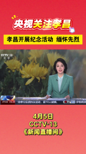 央视关注孝昌：清明祭英烈 薪火永相传