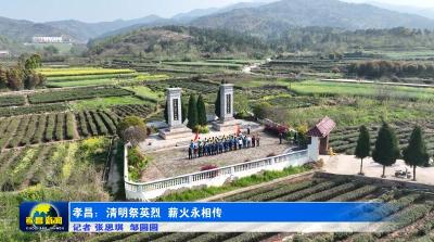 孝昌：清明祭英烈  薪火永相传