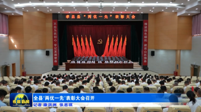 全县“两优一先”表彰大会召开