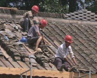 大悟：抢抓工期  加快推进金岭村旅游乡村建设  