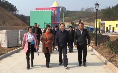 市委副书记陈义国、市政协副主席武荣楚率调研组来大悟调研精准扶贫工作