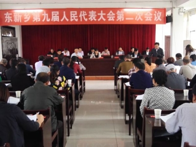 东新乡召开第九届人民代表大会第二次会议