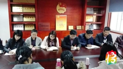 共青团大悟县委组织集中学习十九大精神