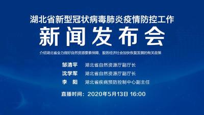 直播|第95场湖北新冠肺炎疫情防控工作新闻发布会介绍湖北省全力做好自然资源要素保障、服务经济社会加快恢复发展的有关政策