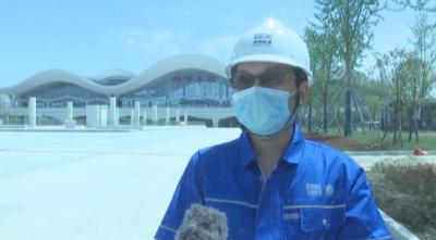 云梦东站配套设施建设如火如荼