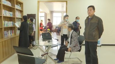 云梦县首家居家养老服务中心在肖李社区投入使用