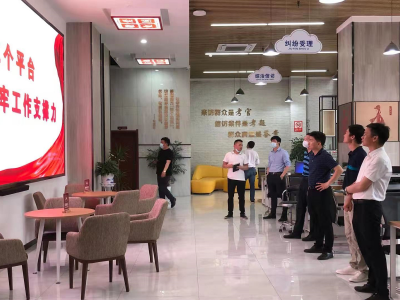 孝昌县花园镇来云梦县城关镇参观学习基层治理工作