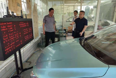 云梦县出租车计价器检定工作顺利完成