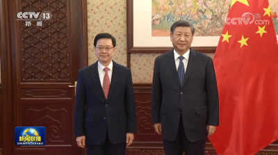 习近平会见来京述职的李家超