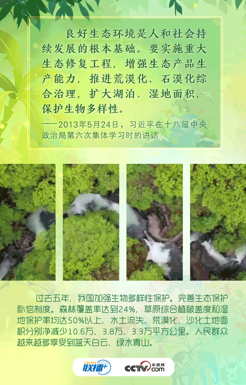裸眼3D海报｜与总书记一起感受生物多样性之美