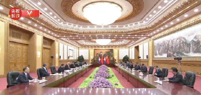 独家视频丨习近平会见柬埔寨首相洪玛奈