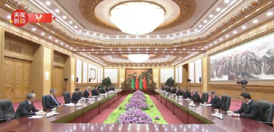 独家视频丨习近平会见土库曼斯坦民族领袖、人民委员会主席别尔德穆哈梅多夫
