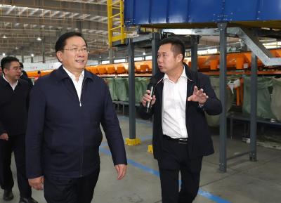 王忠林到孝感市调研农村寄递物流体系建设