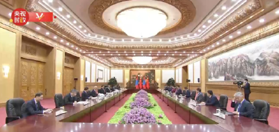 独家视频丨习近平会见蒙古国总统呼日勒苏赫
