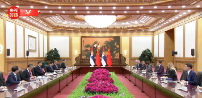 独家视频丨习近平会见塞尔维亚总理：双方共同利益广泛 合作动力强劲