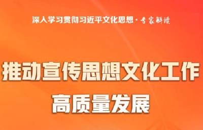 大家谈丨推动宣传思想文化工作高质量发展