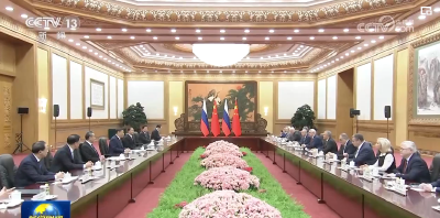 习近平会见俄罗斯国家杜马主席沃洛金